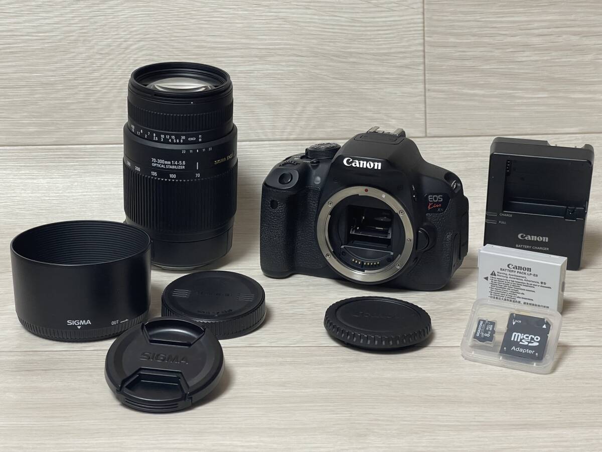 * beautiful goods * CANON Canon Canon EOS KISS X7i lens set single‐lens reflex camera * operation OK* #202411249