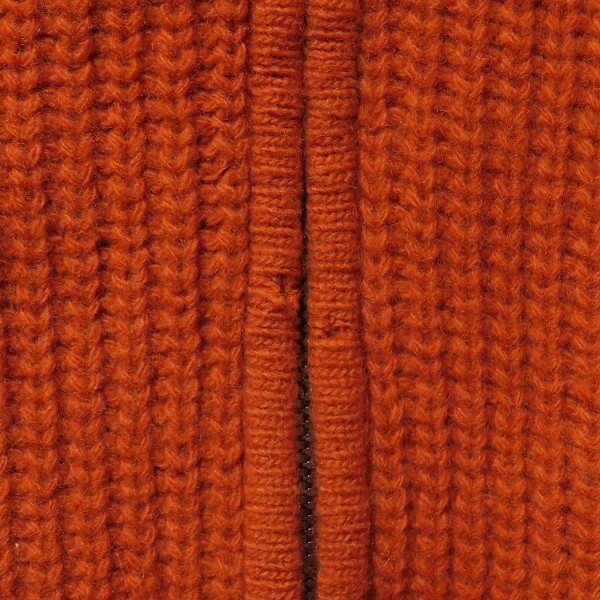 #wxc カールヘルム KarlHelmut カーディガン L オレンジ ニット ジップアップ 刺繍 ロゴ シンプル メンズ [876692]