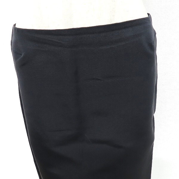 #anc グッチ GUCCI スカート 38 黒 シルク イタリア制 レディース [790449]