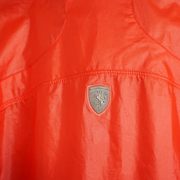 #anc プーマ PUMA フェラーリ ジャケット ブルゾン M 赤 ジップアップ メンズ [917680]