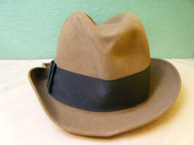 YO11◆ 70～80年代頃　DOBBS　 Golden Coach ドブス フエルト ハット◆サイズ：6 7/8 USA製 ビンテージ_画像2