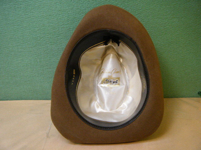 YO11◆ 70～80年代頃　DOBBS　 Golden Coach ドブス フエルト ハット◆サイズ：6 7/8 USA製 ビンテージ_画像5