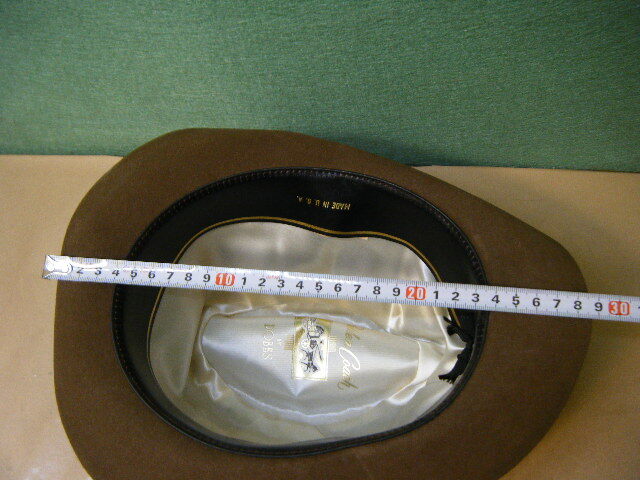 YO11◆ 70～80年代頃　DOBBS　 Golden Coach ドブス フエルト ハット◆サイズ：6 7/8 USA製 ビンテージ_画像8