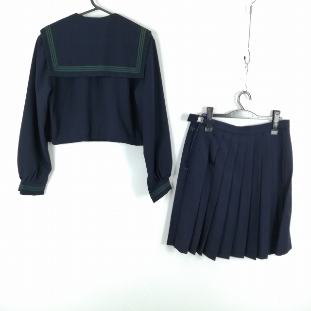 1円 セーラー服 スカート スカーフ 上下3点セット 165B 大きいサイズ 夏物 半袖 白3本線 女子 学生服 中学 高校 白 中古 ランクC EY6599 1円 セーラー服 スカート スカーフ 上下3点セット 165B 大きいサイズ 夏物 半袖 白3本線 女子 学生服 中学 高校 白 中古 ランクC EY6599