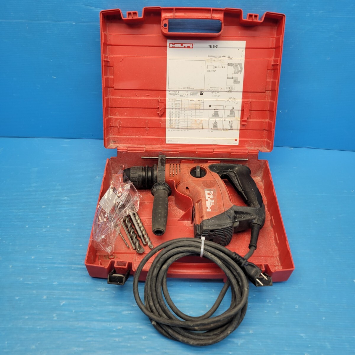 40★送料無料!★HILTI ハンマドリル TE6-S 中古動作品 ●★●★●★●