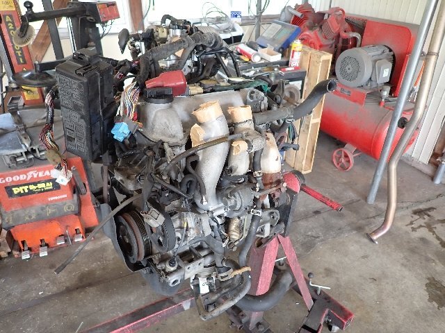 HN22S KEIワークス K6A　実動エンジン　タービン/ハーネス/補機類付き