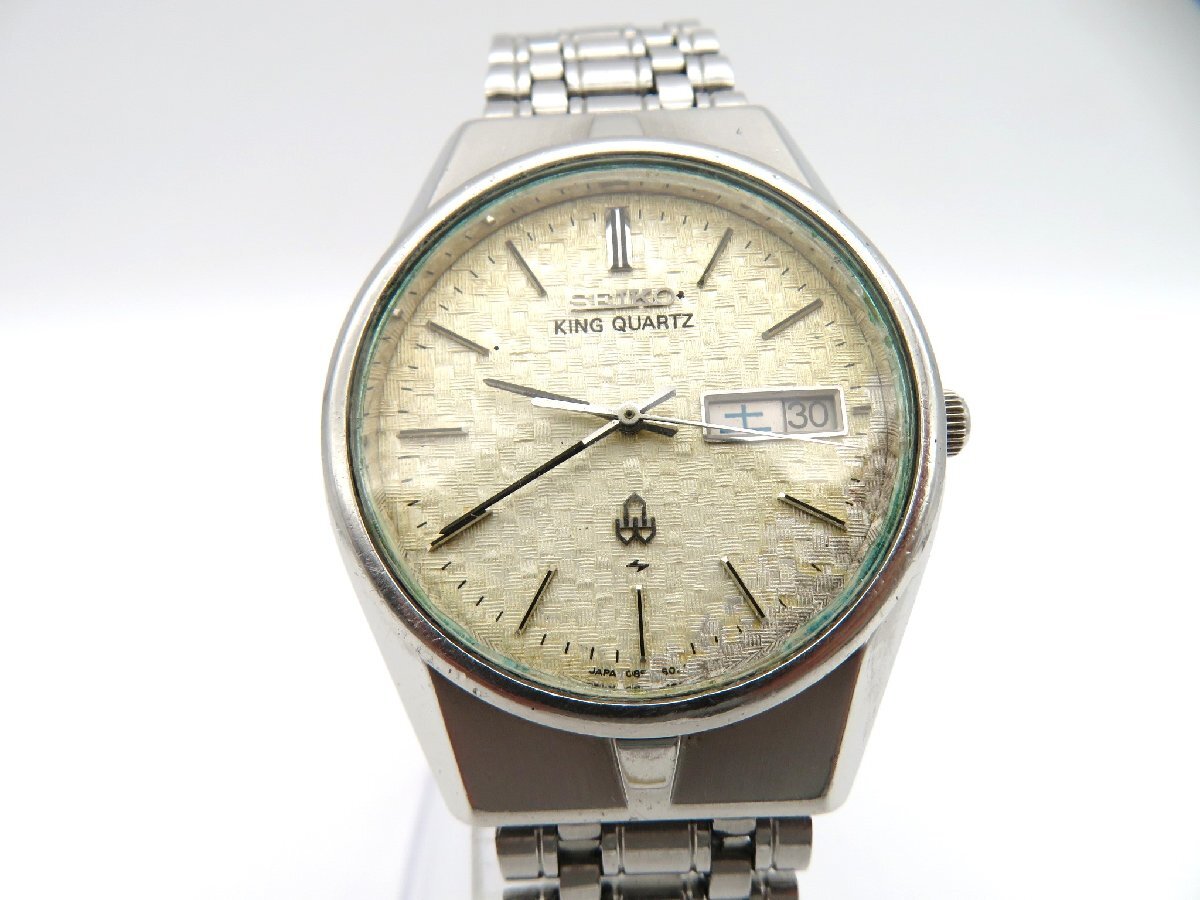 1◇稼働◇ セイコー 0853-8030 キングクオーツ シャンパン