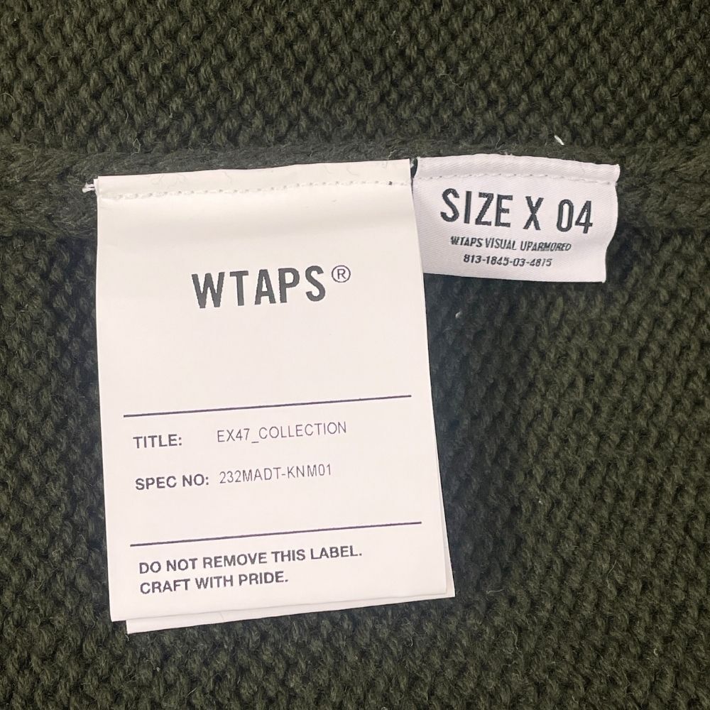 WTAPS WTaps 23AW DITCH VEST вязаный лучший оливковый размер 4=XL стандартный товар / 35985