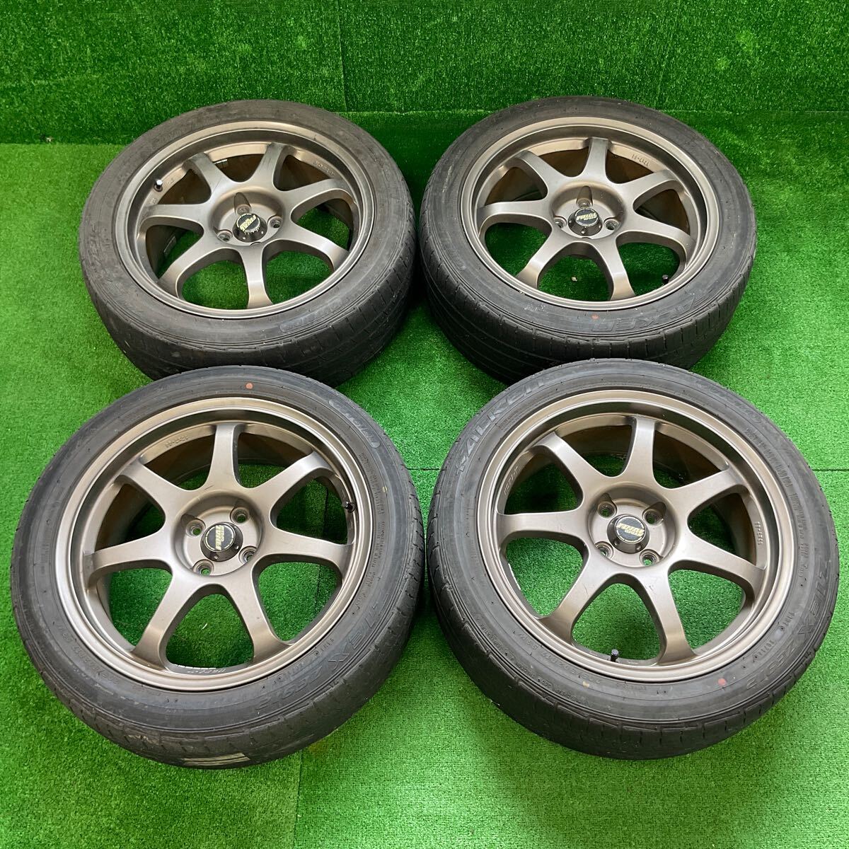 A-TECH 17インチホイール　PCD100 4H 17×7J OFF+38 4本セット