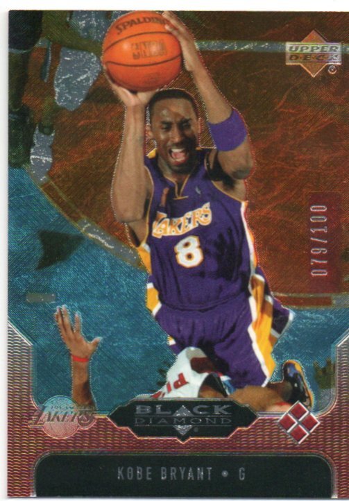 【Kobe Bryant】 2005 Upper Deck Black Diamond 4 Diamond Silver /100 100枚限定