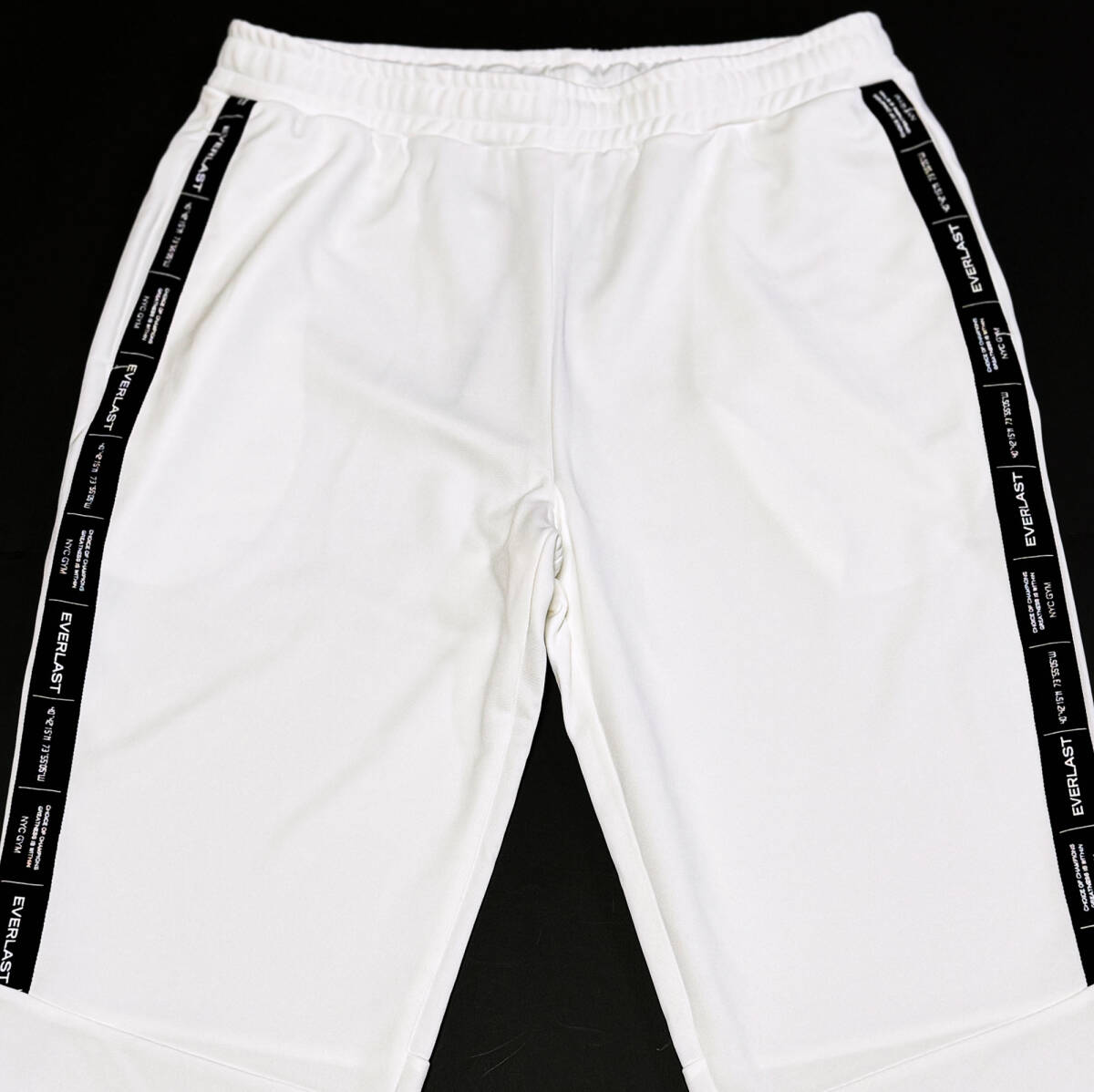 #EVERLAST/ ever last * jersey pants * white LL new goods #