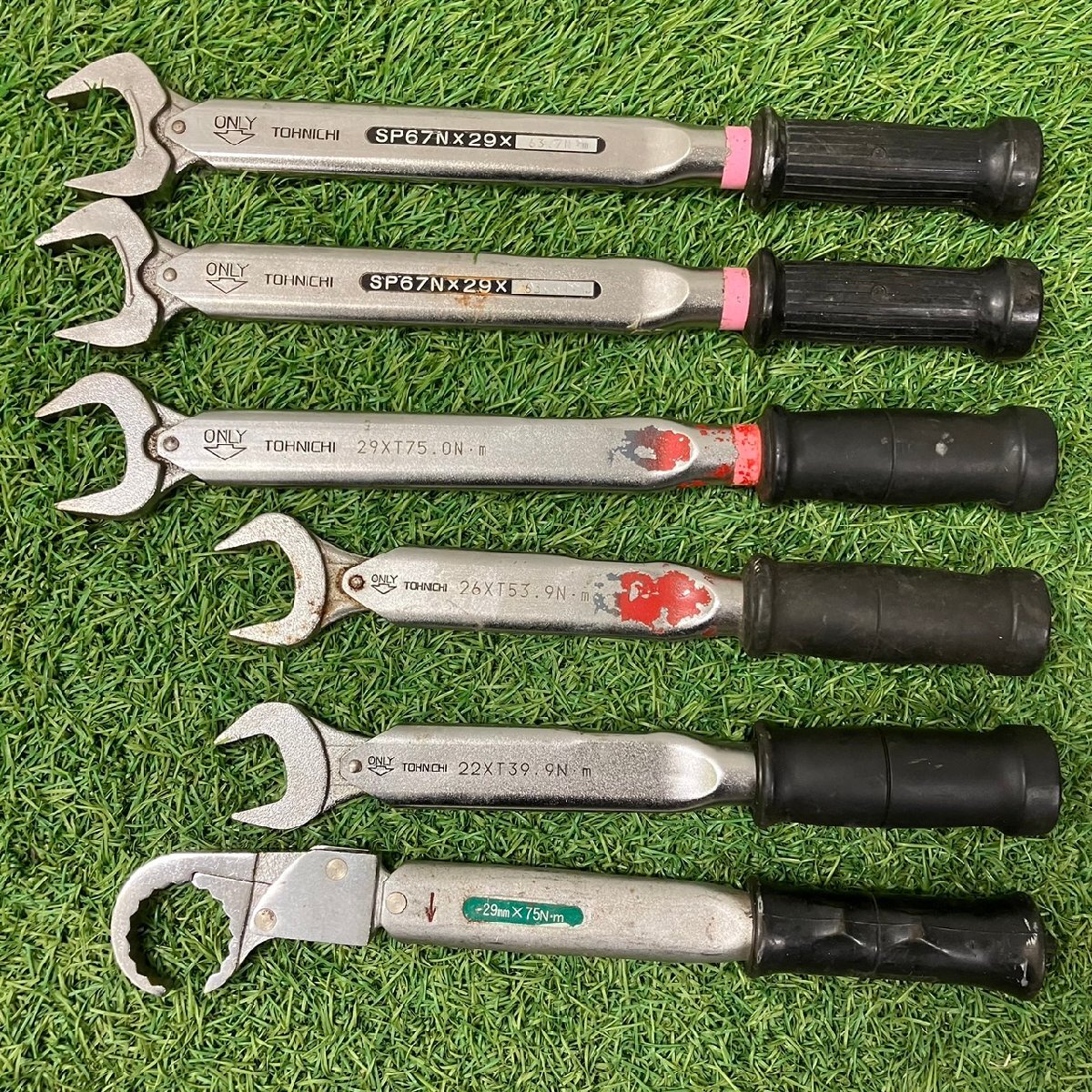 【中古品】『11-849』BBK ラチェットトルクレンチ 29mm×75N.m TOHNICHI トルクレンチ 22×T39.9N.m SP67N×29×63.7N.m 等エアコン