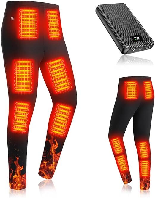 電熱パンツ 加熱パンツ【DC7.4V発熱&30000mAh大容量バッテリー付き&12つヒーター】ヒーターパンツ 電熱ズボン 75℃MAX発熱 USB/DC給電 _画像1