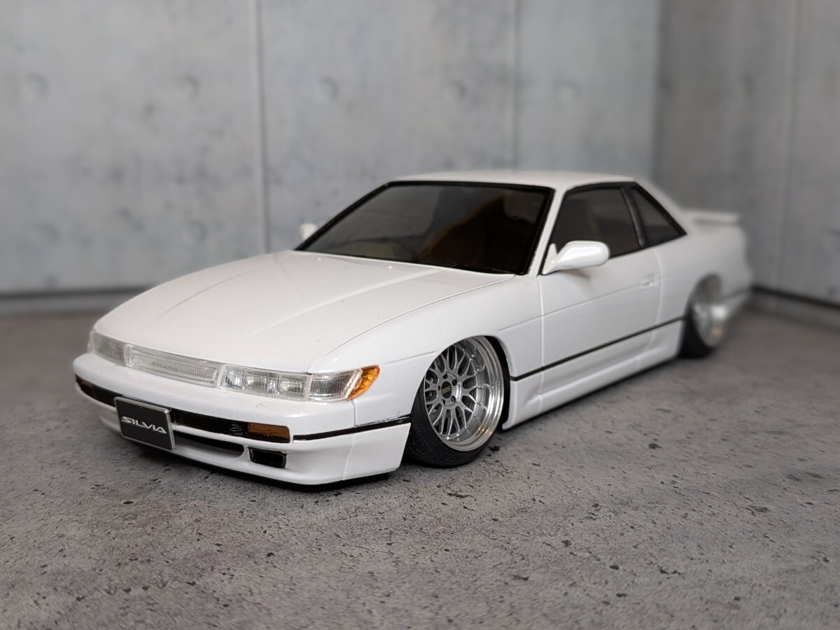 1/24 アオシマ 日産 S13シルビア SILVIA カスタム 完成品