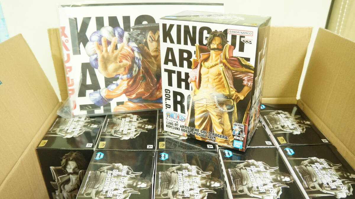 ワンピース KING OF ARTIST THE GOL.D.ROGER ゴール・D・ロジャー　未開封品10個セット①　販促ポスター付き