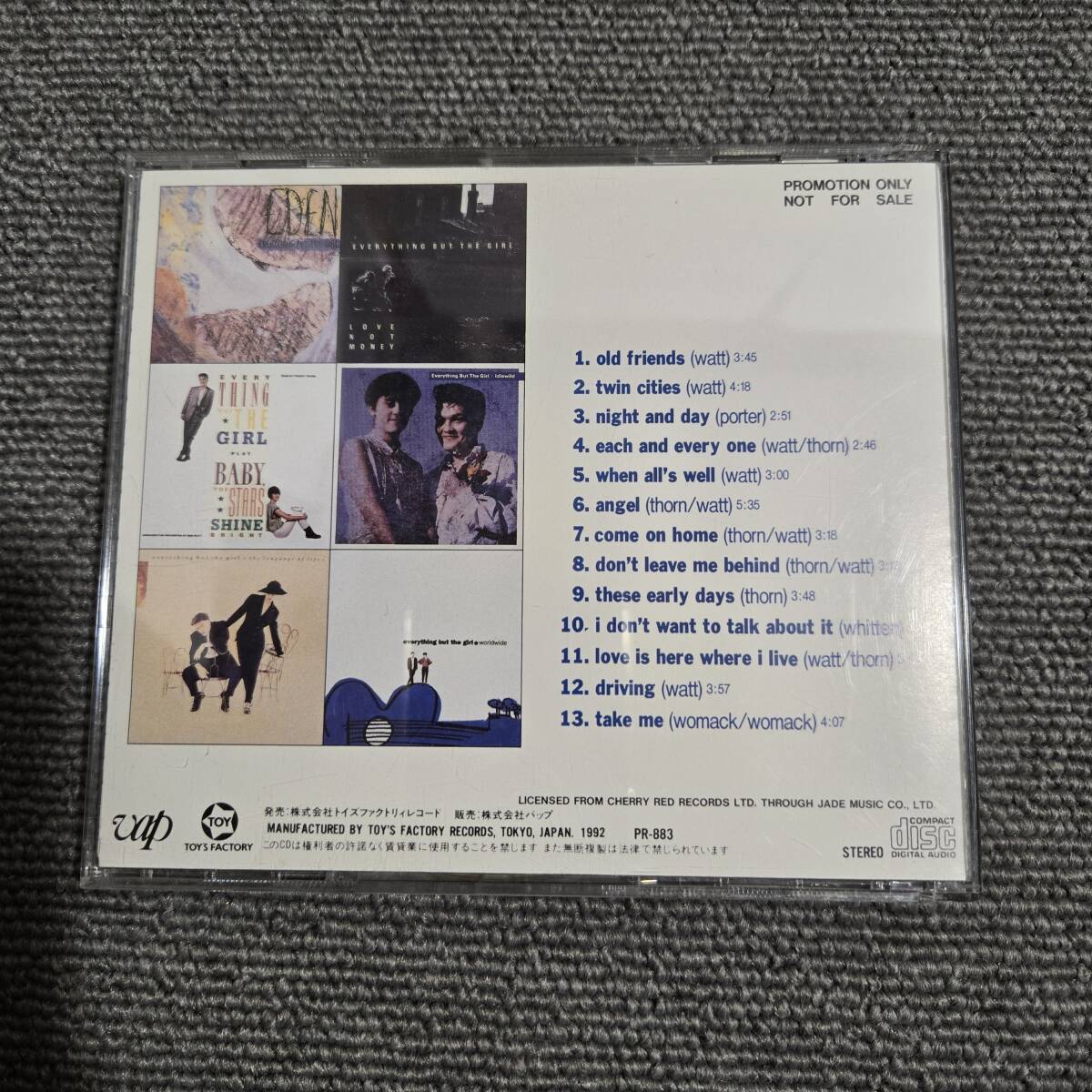 Everything But The Girl■非売品/プロモオンリー■エヴリシング?バット?ザ?ガール■PR-883■■AZ-5606