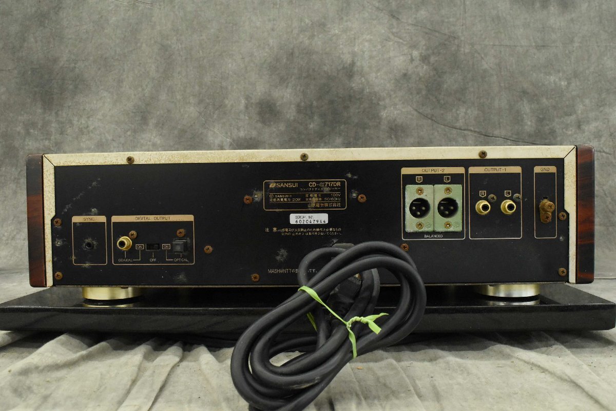 Yahoo!オークション - F SANSUI サンスイ CD-α717DR CD Yahoo!オークション - F SANSUI サンスイ CD-α717DR CD