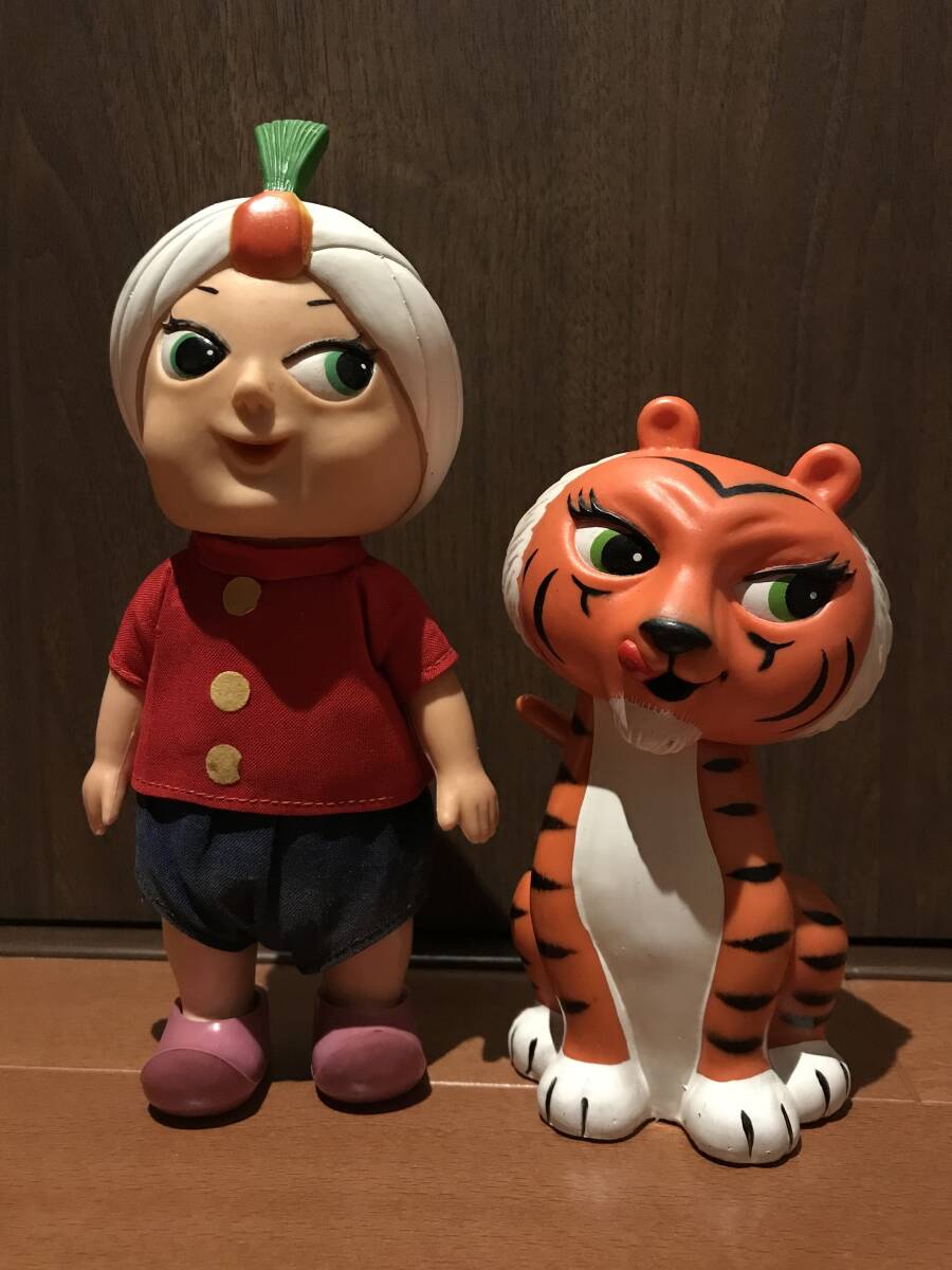 超レア 2体セット 70s サンボ＆タイガーフィギュア アメトイ アドバタイジング ヴィンテージ 世田谷 50s 60s 70s 80s 90s アメリカン 雑貨