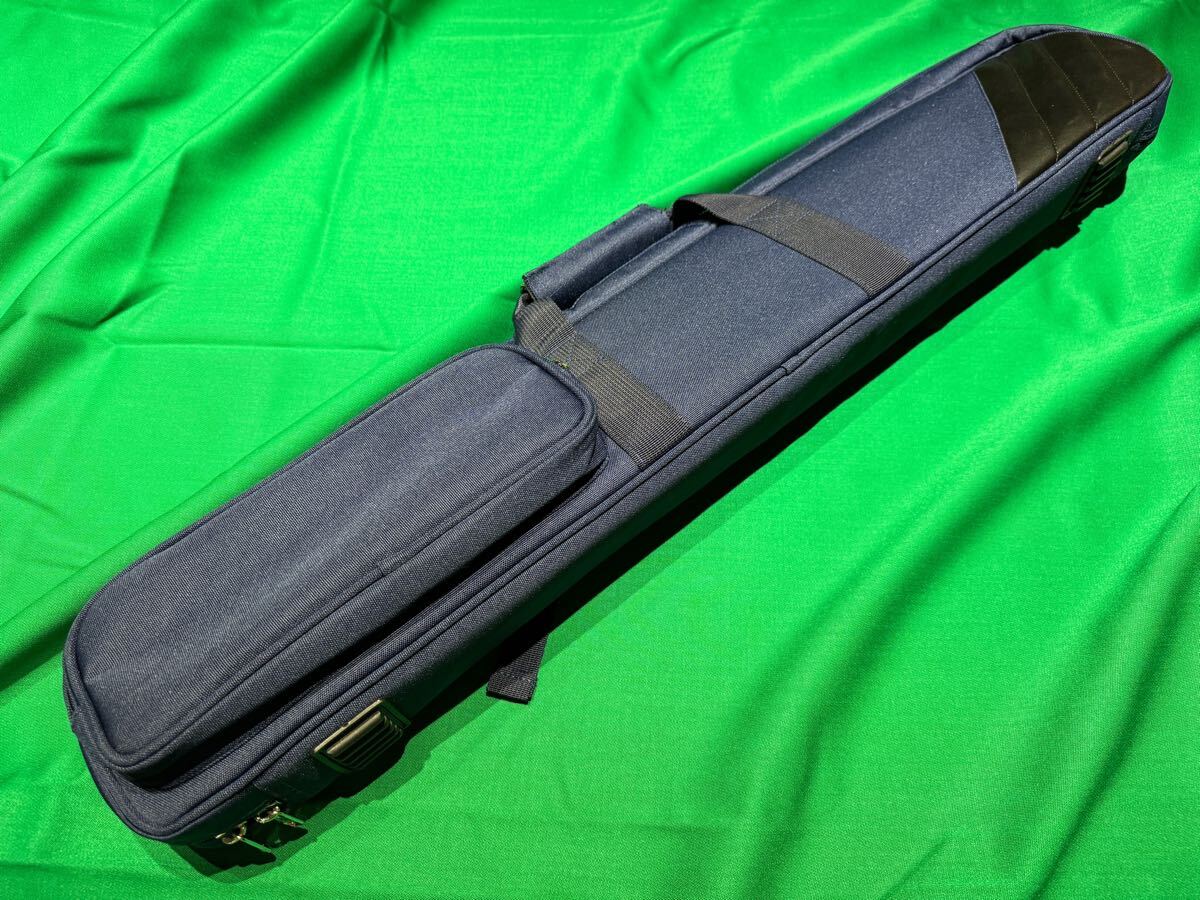 ビリヤードキューケース ・３Ｂ×４Ｓ・　ソフトケース・ブルー・超軽量・新品・即決・格安出品