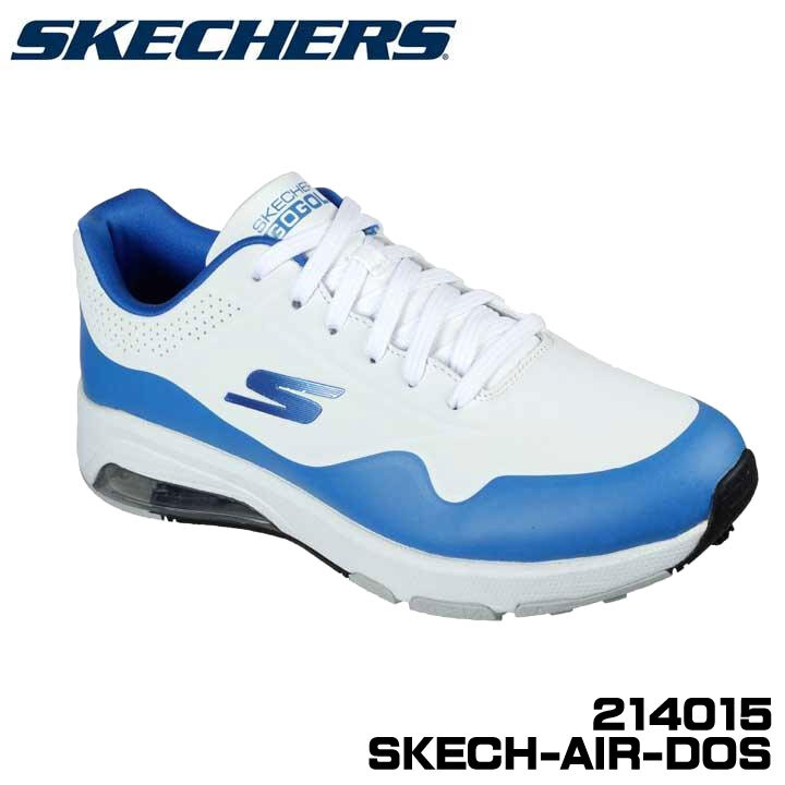 大人気新品をすべて エア スケッチ 214015 スケッチャーズ ドス 即納 2022 SKECHERS 日本正規品 ホワイト/ブルー(WHBL) 26.0cm ゴルフシューズ 26.0cm