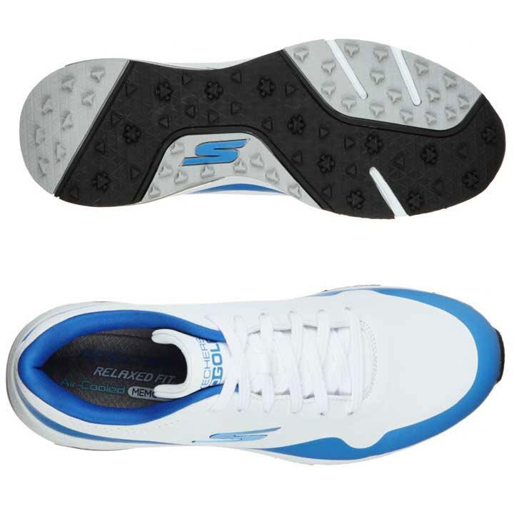 スケッチャーズ 214015 スケッチ エア ドス ゴルフシューズ 26.0cm ホワイト/ブルー(WHBL) 日本正規品 SKECHERS 2022 即納