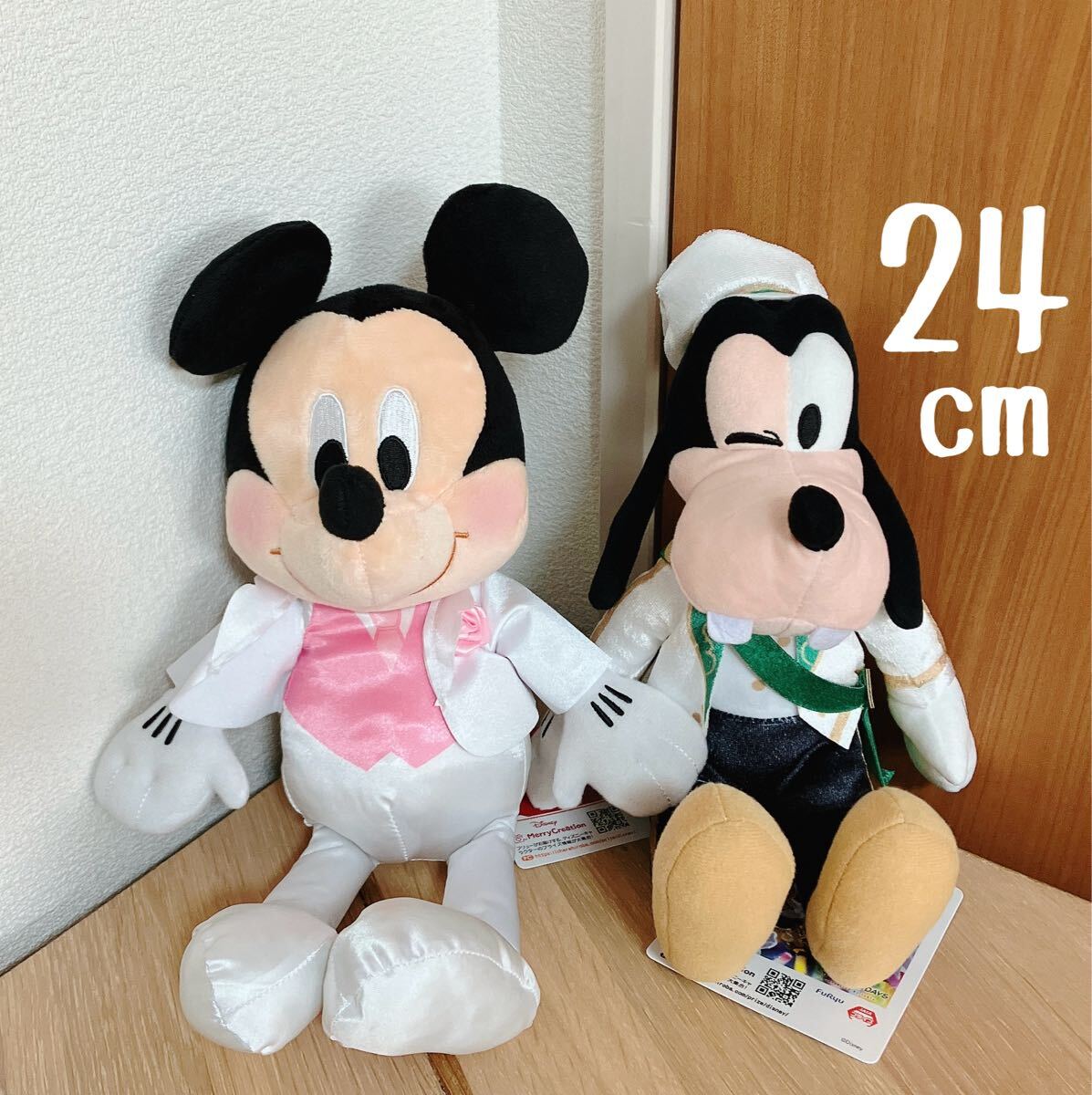 ★ディズニー ミッキーマウス グーフィー　 ぬいぐるみ タグ付き　未使用★ 2点 Disney