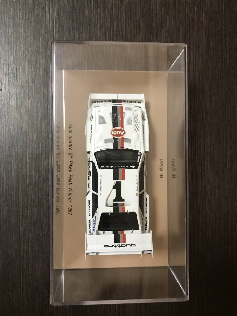 1/43 Spark アウディ・スポーツクワトロS1 #1 W.ロール組 1/43 Spark アウディ・スポーツクワトロS1 #1 W.ロール組