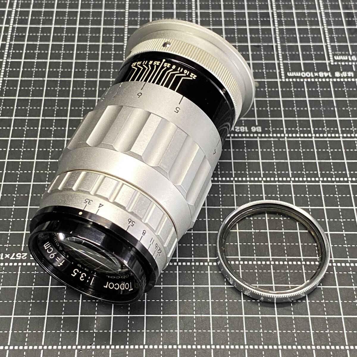  Tokyo optics Topcor 9cm F3.5 L39 mount practical goods Walz filter attaching 