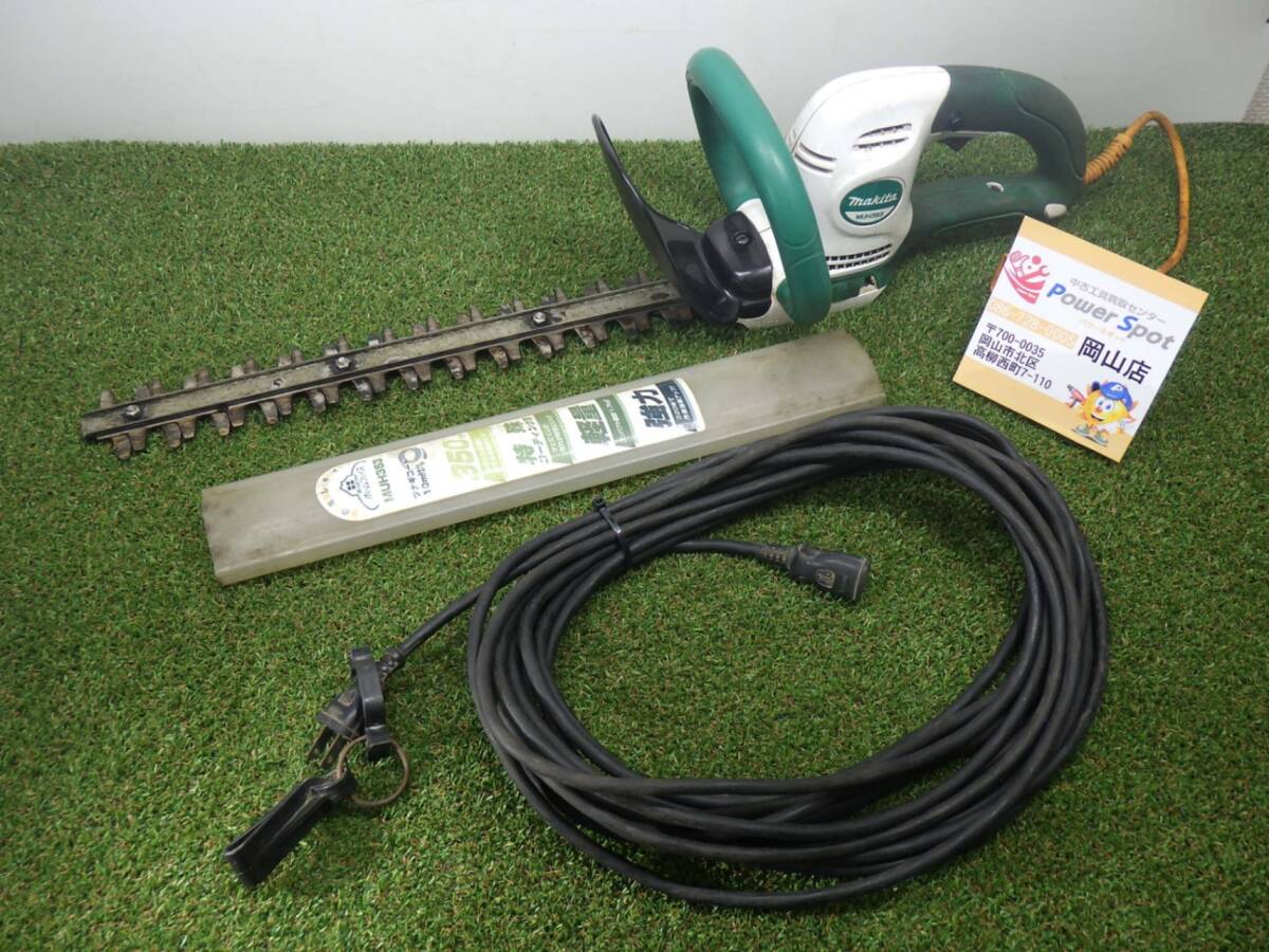 延長コード付き★マキタ MUH353 生垣バリカン 350mm 庭木 剪定 中古品 241114