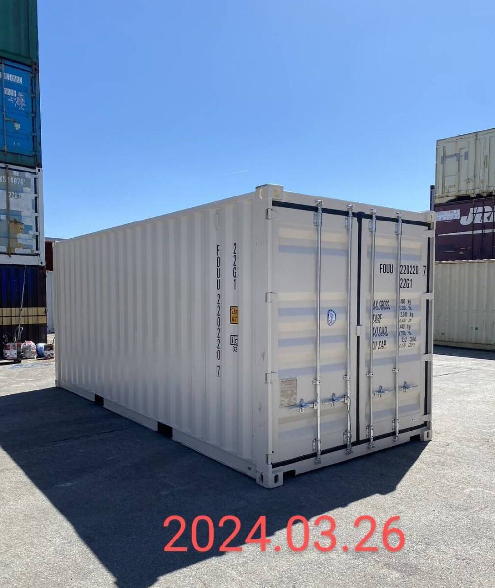 20FT新造海上コンテナONEWAY、全國配送＋仮置き販売します、ご希望であれば新造で送ります。
