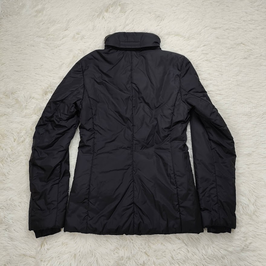 PRADA プラダ ダウンジャケット Tg 40 ブラック 黒 ナイロン PRADA プラダ ダウンジャケット Tg 40 ブラック 黒 ナイロン