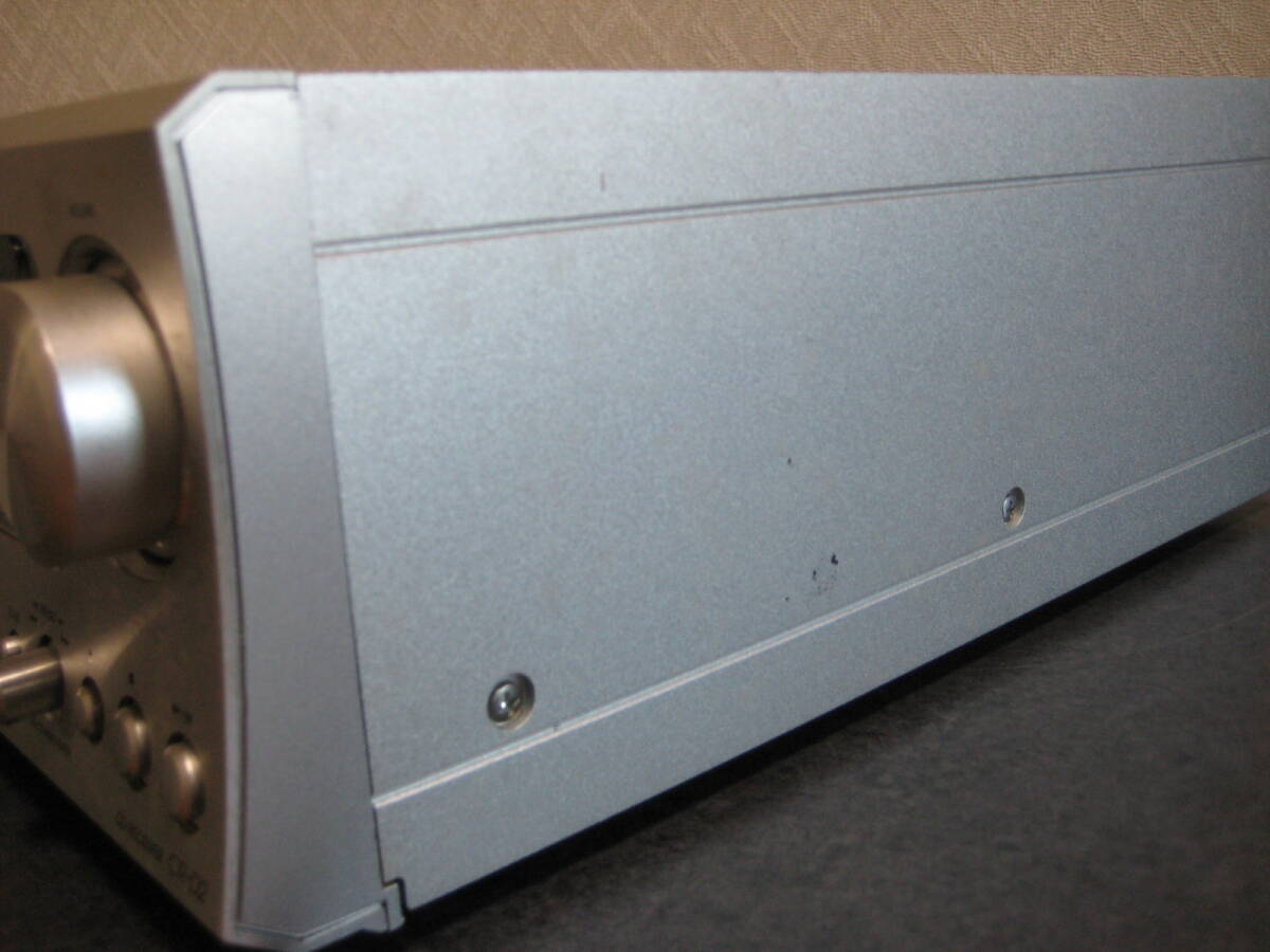 ONKYO CR-D2 VLCDレシーバー(動作品) 美品 ONKYO CR-D2 オンキョー CDレシーバー シルバー リモコン