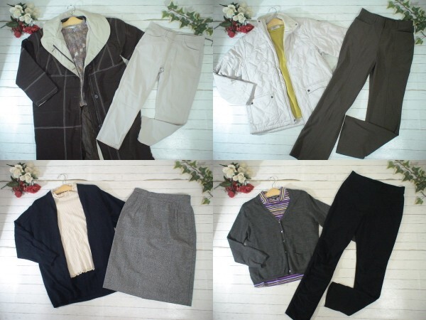 28-3075★L/LLサイズ・婦人服・ミセス系★古着アイテム★70着セット★まとめ売り★古着★卸★ベール★仕入★大量★問屋★業販★洋服