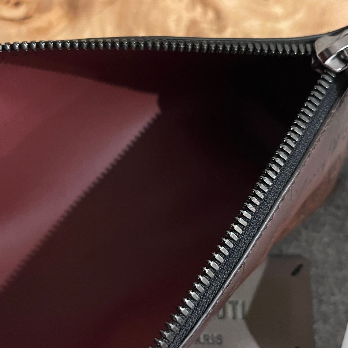 未使用 Berluti ベルルッティ カリグラフィ レザー ペンケース 未使用 Berluti ベルルッティ カリグラフィ レザー ペンケース