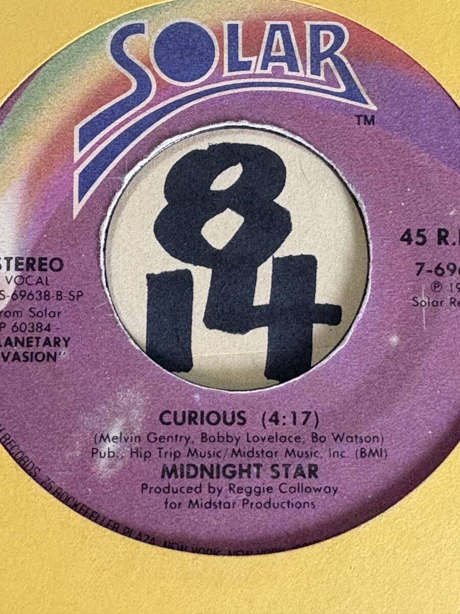 試聴 MIDNIGHT STAR CURIOUS VG++ SOUNDS EX+ Eric B. & Rakim's What's on Your Mind /Kurious's I'm Kurious ネタ