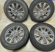 アクセルフォー 7-17+48 5H114.3 ダンロップ SJ8 225/65R17 17インチ スタッドレス 4本セット