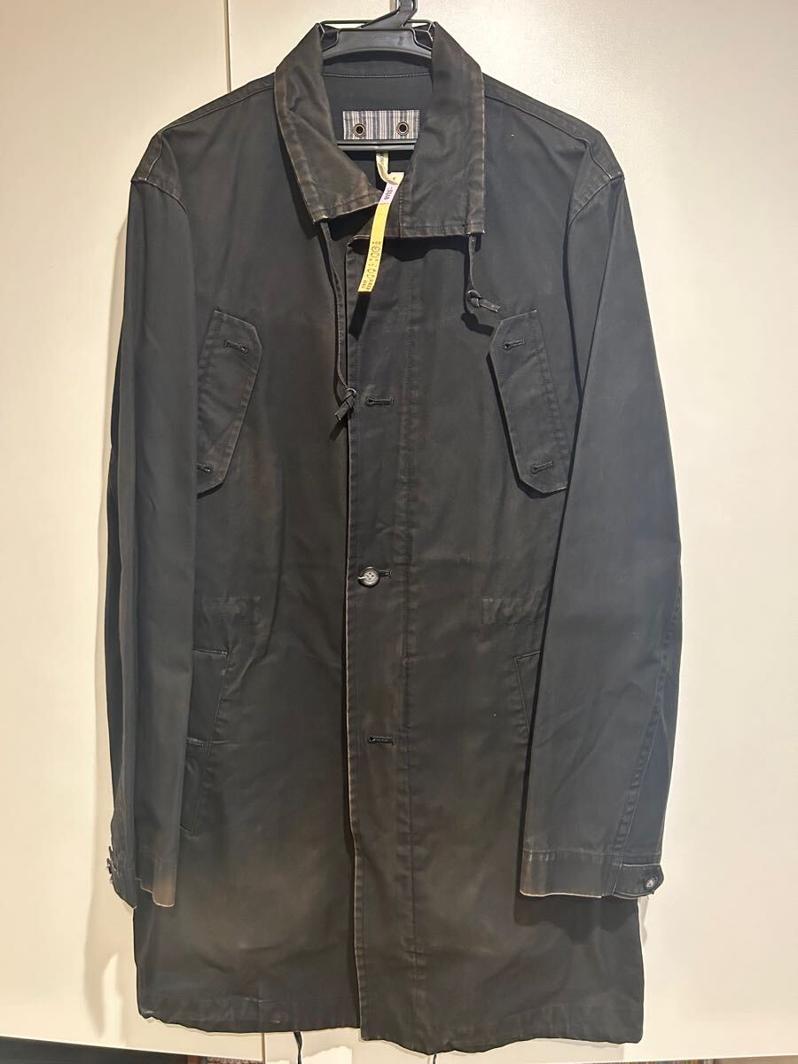 MONSIEUR NICOLE ムッシュ ニコル メンズ コート サイズ48 ブラック Lサイズ クリーニング済み_画像1