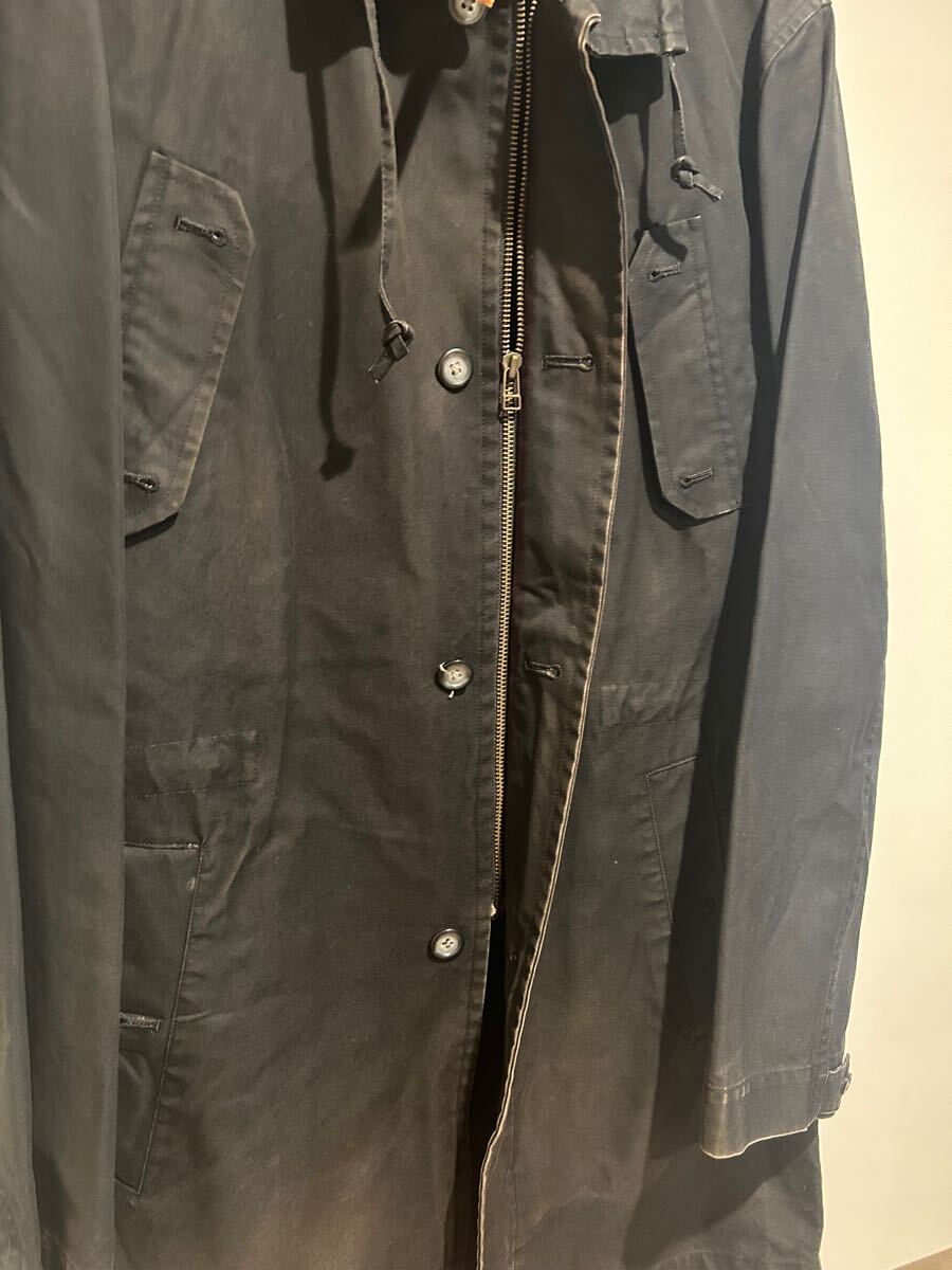 MONSIEUR NICOLE ムッシュ ニコル メンズ コート サイズ48 ブラック Lサイズ クリーニング済み_画像2