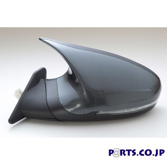  door mirror aero mirror LED carbon look mirror surface manual adjustment left steering wheel Volvo V40 S40 [1995~2004]