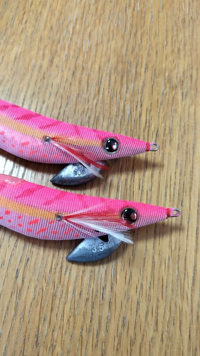 アオリーq ヨーヅリ 3.5號(hào) レッドベイトピンク 赤テープ エギ 廃盤 セット