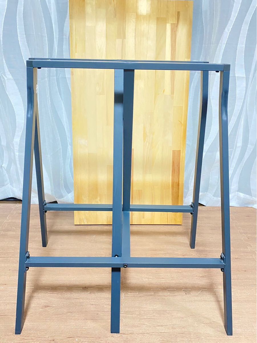 架台 /デスク脚/ソーホース IKEA LERBERG レールベリ 青 ペア 架台 /デスク脚/ソーホース IKEA LERBERG レールベリ 青 ペア