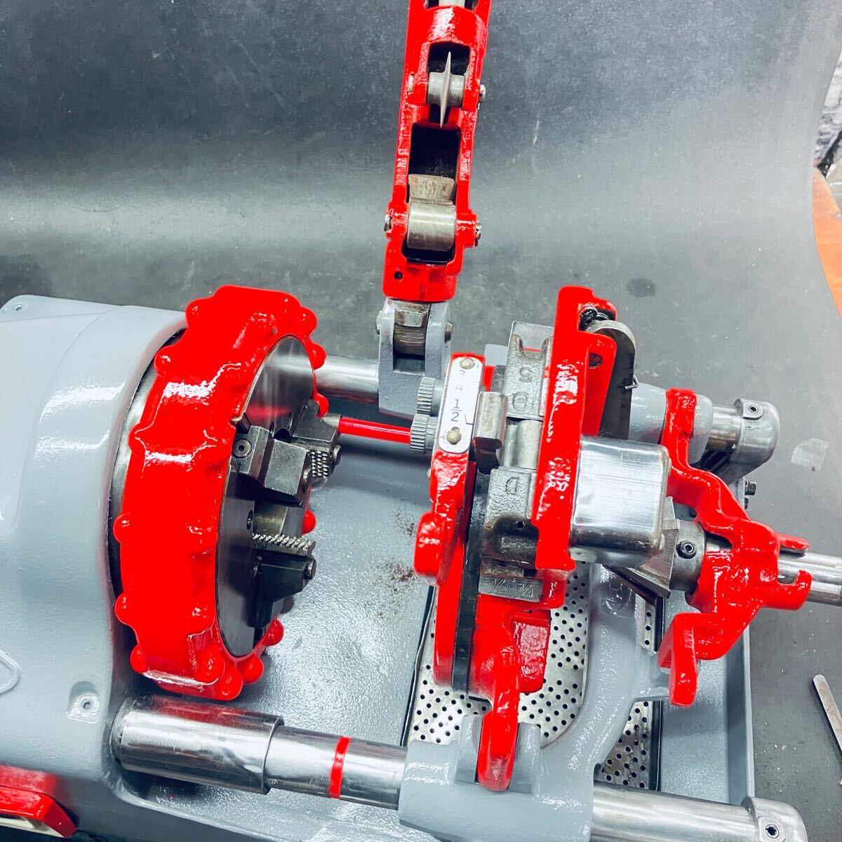 REX レッキス パイプマシン ネジ切り機 N50AⅢ カウンター付き REX レッキス パイプマシン ネジ切り機 N50AⅢ カウンター付き