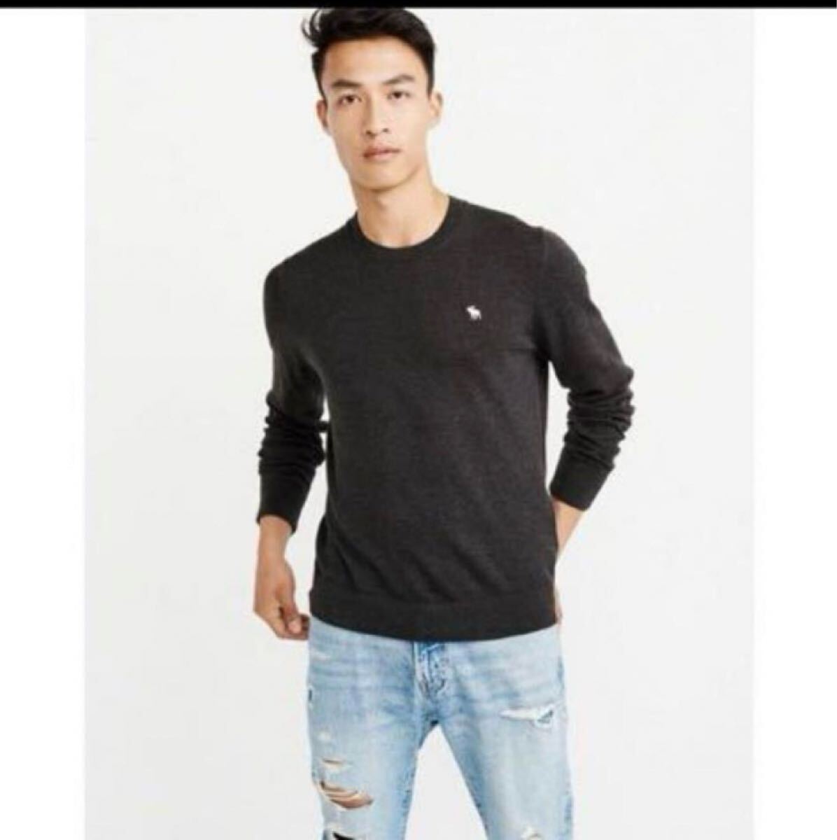 XXL アバクロンビー&フィッチ 丸首 クルーネック メンズセーター XXL アバクロンビー&フィッチ 丸首 クルーネック メンズセーター