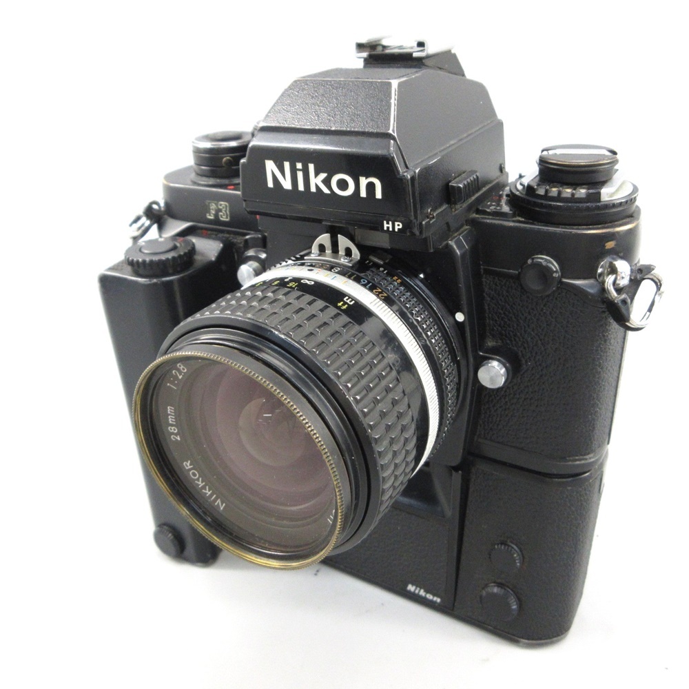 ニコン　Nikon F3 HP + Ai 28mm F2.8 モードラ ニコン Nikon F3 HP + Ai 28mm F2.8 モードラ NIKKOR - The