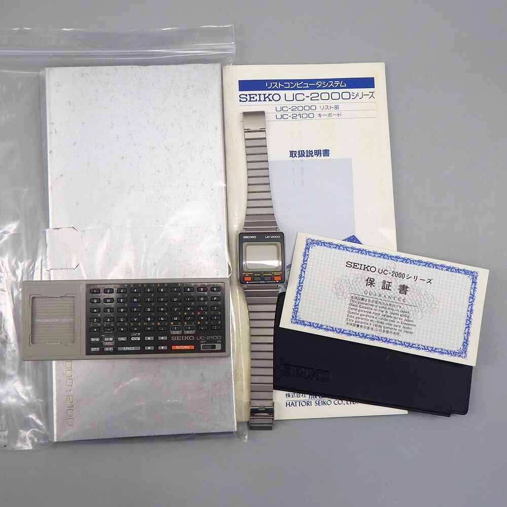 1円〜 SEIKO セイコー リストコンピューターポケコン ステンレス UC-2100 3D6486 腕時計 103-3230840【O商品】