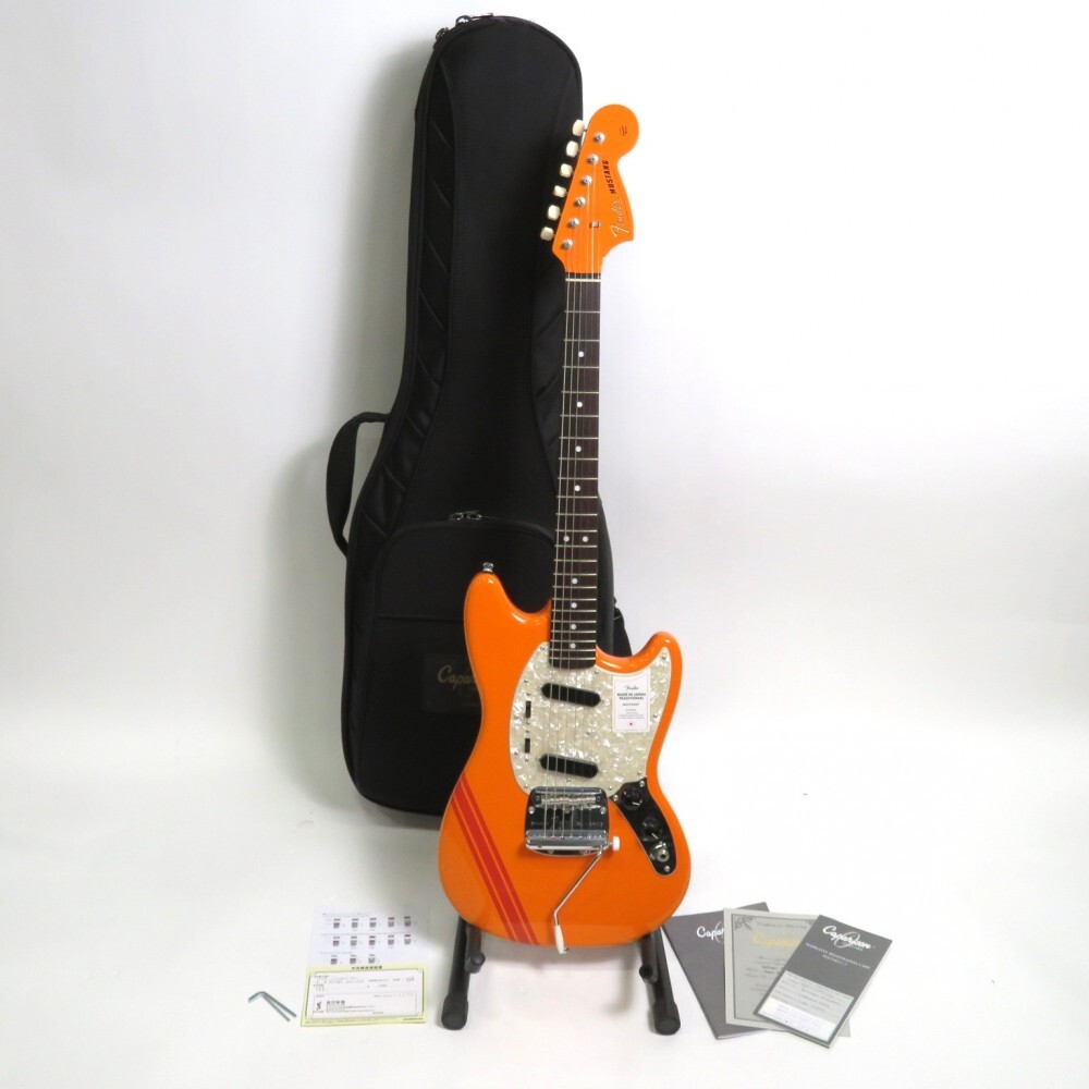1円〜 Fender JAPAN 60S mustang ムスタング エレキギター 2021年 ケース付 音出し確認済 現状品 ※同梱不可 y235-3267565【Y商品】