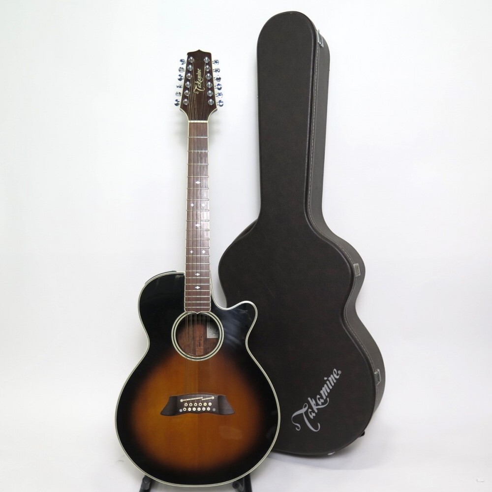 1円〜 Takamineタカミネ NPT110-12 エレアコギター ケース付 動作未確認 現状品 ※同梱不可 y81-3199660【Y商品】
