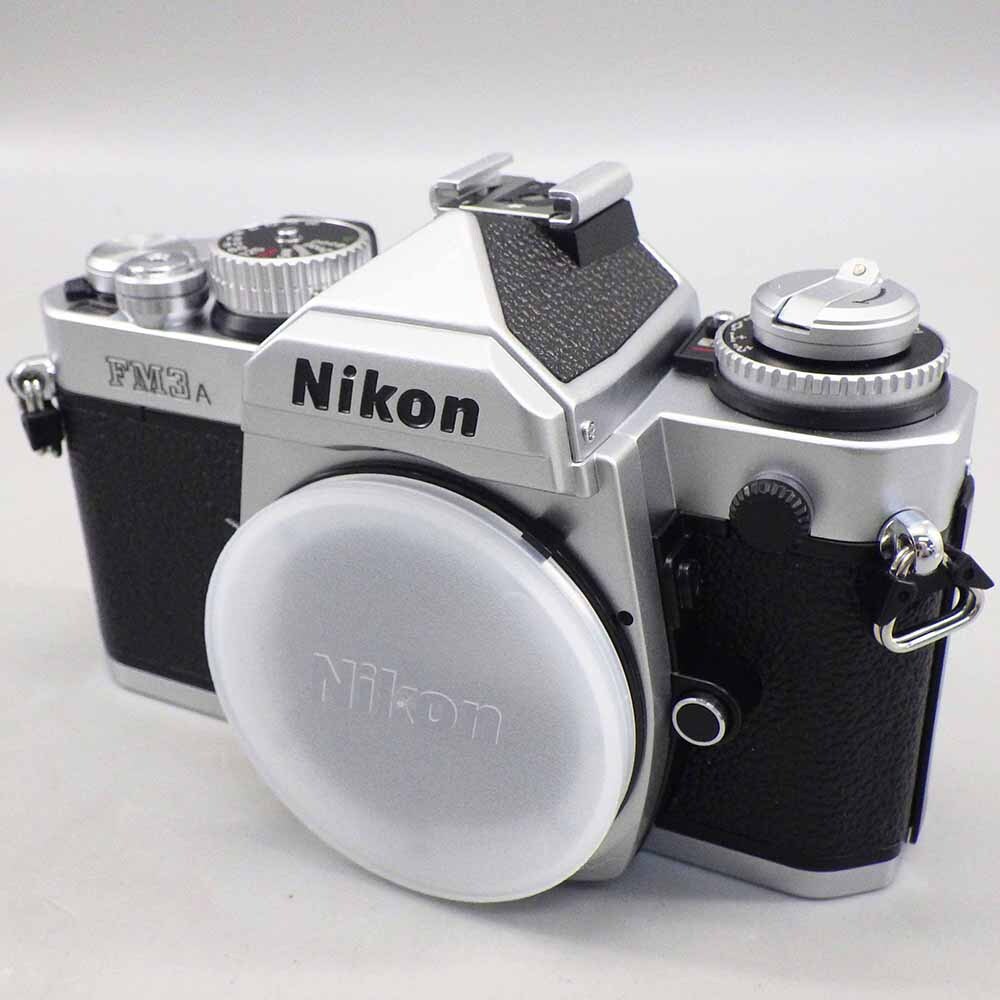 1円〜 Nikon ニコン FM3A ボディ シルバー 一眼レフカメラ ※空シャッター確認済み カメラ 237-3303373【O商品】