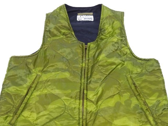 UNITED CARR by BUZZ RICKSON'S U.S.NAVY 1950s CAMO VEST M size / ユナイテッドカー カモフラージュ ベスト 米軍レプリカ メンズ