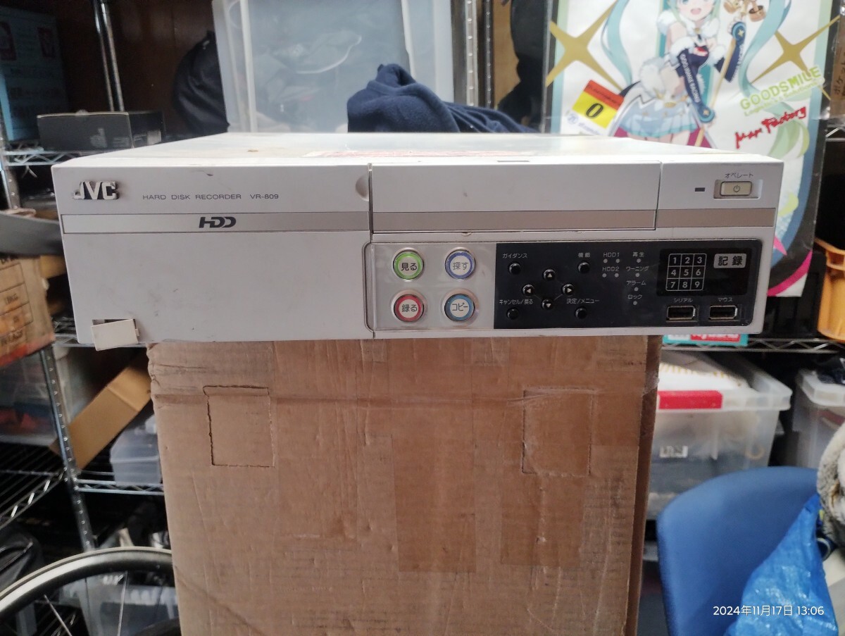 JVC ハードディスクレコーダーVR-809　カメラ9台用